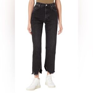 We The Free Black Tapered Baggy High-Rise Boyfriend Jeans — Sz 29